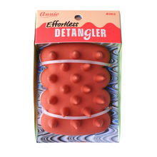 Load image into Gallery viewer, Annie Effortless Detangler Scalp Massage Brush, 1 Count, Orange