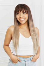 Load image into Gallery viewer, Medium Ash Blonde Synthetic Straight Wig, 26''