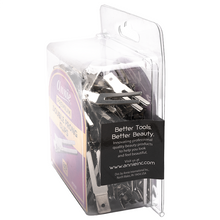 Load image into Gallery viewer, Annie Premium Double Prong Metal Hair Clips, 80 Count, Silver