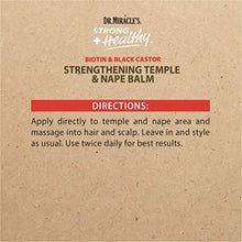 Load image into Gallery viewer, Dr. Miracles Strengthening Temple & Nape Balm - Biotin & Black Castor Formula