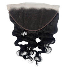 Load image into Gallery viewer, Jet Black Body Wave 13x6 HD Lace Human Hair Frontal