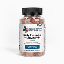 Load image into Gallery viewer, Daily Essential Multivitamin Gummies for Adults – Strawberry Flavor – Immune, Energy & Wellness Support – 60 Gummies