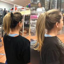 Load image into Gallery viewer, Hairdo 18" Simply Straight Wrap-Around Ponytail, Color RL12/22 Cappuccino