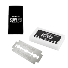 Load image into Gallery viewer, Dorco Superb Premium Blade Display, 10 Count Razor Blade Replacement Packs