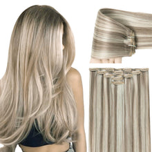Load image into Gallery viewer, VIP Clip Extensions / Silky Straight 18" (140 g) - ClipeX System