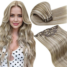 Load image into Gallery viewer, VIP Clip Extensions / Silky Straight 18" (140 g) - ClipeX System