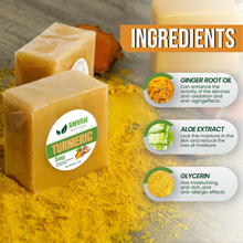 Load image into Gallery viewer, AMVital Turmeric Shower Duo (Soap + Scrub)
