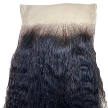 Load image into Gallery viewer, Kinky Straight 4x4 Transparent Lace Human Hair Closure