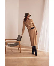 Load image into Gallery viewer, Evander Fold-Over Cuffed Knee High Wedge Dress Boots