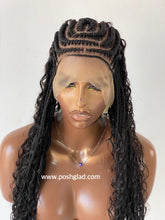 Load image into Gallery viewer, Glueless French Braid Bohemian Cornrow Wig - Dash