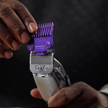 Load image into Gallery viewer, Andis 561002 OG Master Dual Magnet Clipper Guard Set, 2-Pack - Purple