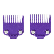 Load image into Gallery viewer, Andis 561002 OG Master Dual Magnet Clipper Guard Set, 2-Pack - Purple