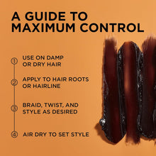 Load image into Gallery viewer, Black Castor Miracle Extra Hold Braid, Loc, Twist Gel - Extreme Hold Braiding Hair Gel, Edge Control & Tames Frizz, No Flake | Natural Ingredients, Black Castor & Coconut Oil | 12Oz