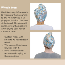 Load image into Gallery viewer, Bounce Curl Satin Microfiber Turban