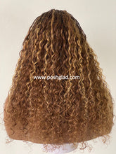 Load image into Gallery viewer, Glueless Wet And Wavy Human Hair Knotless Braid Wig