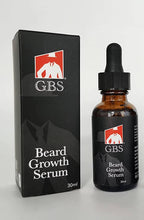 Load image into Gallery viewer, G.B.S Beard Natural Hair Growth Serum with Biotin 1 oz