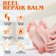 Load image into Gallery viewer, Cracked Heel Treatment , Cracked Feet, Heals and Moisturizes for Healthy Feet, Sweet Orange Scentl, 2.4 Oz