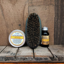 Load image into Gallery viewer, Beard-Pro Gift Set with Hard Wired Beard Oil, Balm, & Brush