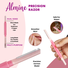 Load image into Gallery viewer, Almine Dual Ended Eyebrow Shaper, 3 Count, Assorted Color
