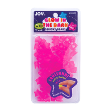 Load image into Gallery viewer, Joy Star Squishy Beads XX-Large, 60 Count, Glow-In-The-Dark Pink