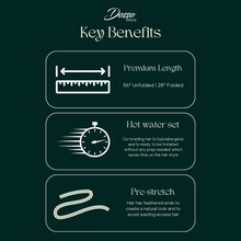 Load image into Gallery viewer, Dosso 3 Bundle Pack Hypoallergenic Braiding Hair, 28 in