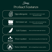 Load image into Gallery viewer, Dosso 3 Bundle Pack Hypoallergenic Braiding Hair, 28 in