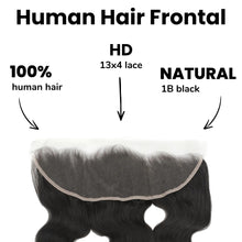 Load image into Gallery viewer, HD Lace Human Hair Frontal - Brazilian Body Wave 13x4