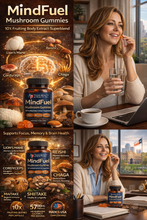 Load image into Gallery viewer, MindFuel Mushroom Gummies | 10X Fruiting Body Extract Blend | Daily Wellness Supplement