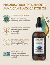 Load image into Gallery viewer, Unrefined Jamaican Black Castor Oil