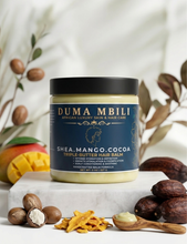 Load image into Gallery viewer, Duma Mbili Shea • Mango • Cocoa Triple-Butter Hair Balm