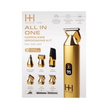 Load image into Gallery viewer, Hot & Hotter All-In-One Cordless Grooming Trimmer Kit, 1 Count, Gold