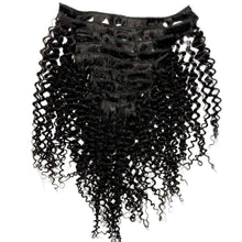 Load image into Gallery viewer, Kinky Curly Clip-In 100% Human Hair Extensions