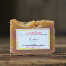 Load image into Gallery viewer, Lemon Rose Natural Soap Bar
