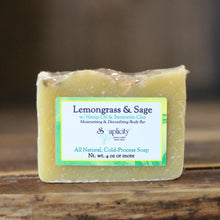 Load image into Gallery viewer, Lemongrass & Sage Soap Bar