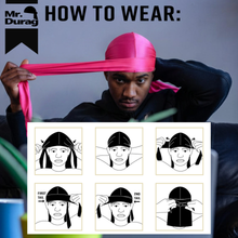 Load image into Gallery viewer, Mr. Durag Wave Maxx Silky Satin Durag, 1 Count, Assorted Vibrant