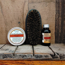 Load image into Gallery viewer, Beard-Pro Gift Set with Hard Wired Beard Oil, Balm, & Brush