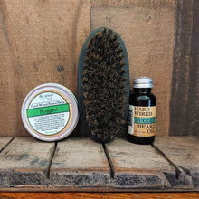 Load image into Gallery viewer, Beard-Pro Gift Set with Hard Wired Beard Oil, Balm, & Brush