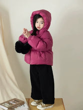 Load image into Gallery viewer, Winter Kids Down Coat – Hooded Warm Jacket for Boys & Girls