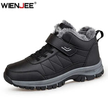 Load image into Gallery viewer, Mens Waterproof Winter Snow Boots – Warm Durable Outdoor Shoes