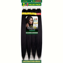 Load image into Gallery viewer, Queen B Pre-Stretched Braiding Hair Value Pack