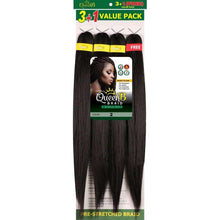 Load image into Gallery viewer, Queen B Pre-Stretched Braiding Hair Value Pack