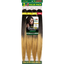 Load image into Gallery viewer, Queen B Pre-Stretched Braiding Hair Value Pack