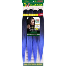 Load image into Gallery viewer, Queen B Pre-Stretched Braiding Hair Value Pack