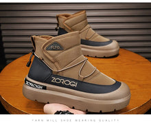 Load image into Gallery viewer, Mens Winter Ankle Boots – Warm Durable Outdoor Shoes