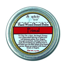 Load image into Gallery viewer, Primal Hard Wired Beard Balm