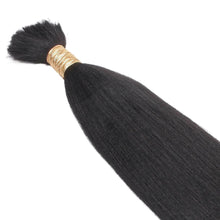 Load image into Gallery viewer, 100% Human Bulk Braiding Hair - Yaki Straight