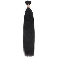 Load image into Gallery viewer, 100% Human Bulk Braiding Hair - Yaki Straight