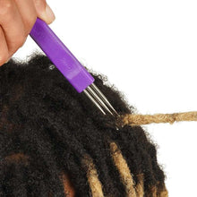 Load image into Gallery viewer, Annie Dreadlocks Crochet Needle with Pik 3-Hook 0.5mm, 1 Count, Assorted Colors