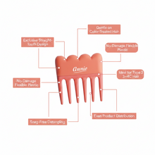 Load image into Gallery viewer, Annie Effortless Detangler Pik, 1 Count, Orange