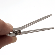 Load image into Gallery viewer, Annie Premium Single Prong Metal Hair Clips, 80 Count, Silver